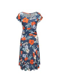 Ragwear Sommerkleid &raquo;Sommerkleid Yvone Flowers&laquo; blau, Gr&ouml;&szlig;e L