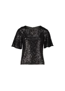 Vera Mont T-Shirt &raquo;Pailletten-Bluse mit Fl&uuml;gel&auml;rmeln&laquo; schwarz, Gr&ouml;&szlig;e 44