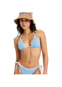 Roxy Triangel-Bikini-Top &raquo;Kauai Tiki Tri&laquo; blau, Gr&ouml;&szlig;e L