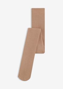 Termostrumpbyxa med fleecefoder (150 den) - brun - storlek 44/46 (L) - bonprix