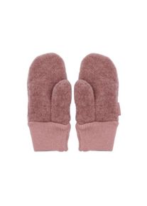 MaxiMo F&auml;ustlinge Wollfleece, Strickb&uuml;ndchen, temperaturregulierend, schnell trocknend rosa, Gr&ouml;&szlig;e 4