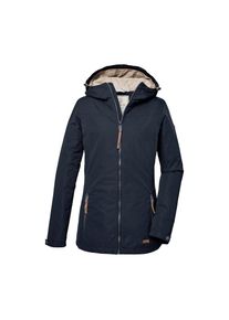 G.I.G.A. by Killtec G.I.G.A. DX by killtec Funktionsjacke &raquo;GS 18 WMN JCKT&laquo; Wasserabweisende Jacke mit Kapuze, Kinnschutz und viel Stauraum blau, Gr&ouml;&szlig;e 40