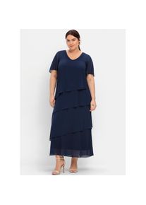 sheego Cocktailkleid &raquo;Abendkleid&laquo; blau, Gr&ouml;&szlig;e 54