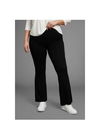 Laura Scott CURVE Bootcuthose aus bequemen Jersey im Jeggings-Look - GROSSE GR&Ouml;SSE schwarz, Gr&ouml;&szlig;e 50