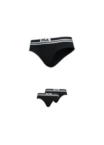 Fila Slip &raquo;WOMAN BRIEF&laquo; 2er Pack, mit elastischem Bund schwarz, Gr&ouml;&szlig;e L