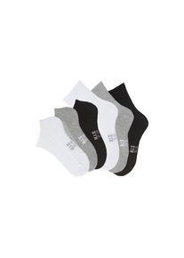 H.I.S. H.I.S Sportsocken Packung, 6 Stk. tlg. Fitness Pack mit zwei L&auml;ngen in einer Packung schwarz, Gr&ouml;&szlig;e 39-42