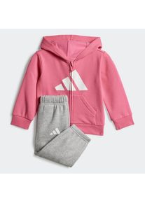 adidas Sportswear Trainingsanzug &raquo;I BL FL FZ TS&laquo; 2 Stk. pink, Gr&ouml;&szlig;e 92