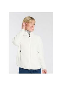 CMP Kapuzenpl&uuml;schjacke 1 Stk. tlg. wei&szlig;, Gr&ouml;&szlig;e 40