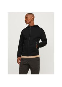 Jack & Jones Jack & Jones Sweatjacke &raquo;JCOFUSION SWEAT ZIP HOOD NOOS&laquo; schwarz, Gr&ouml;&szlig;e XXL