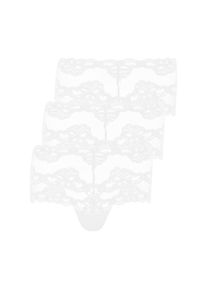 Nina von C. Hipster &raquo;3er Pack Damen Hipster Slipboutique&laquo; Spar-Pack wei&szlig;, Gr&ouml;&szlig;e 38