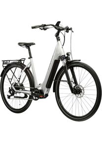 Kross &raquo;KROSS E-Trekkingrad Trans 5.0 28" silber 9 G&auml;nge&laquo; 9 Gang microSHIFT ADVENT M619 Schaltwerk Kettenschaltung Mittelmotor 250 W Pedelec, 