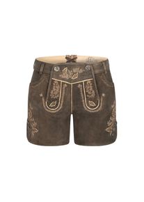 N&uuml;bler N&uuml;bler Trachtenlederhose &raquo;Lederhose Hotpant Meera&laquo; braun, Gr&ouml;&szlig;e 42