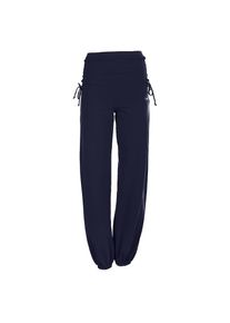 WINSHAPE Sporthose &raquo;WH1&laquo; mit seitlicher Raffung blau, Gr&ouml;&szlig;e M