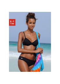 Buffalo B&uuml;gel-Bikini-Top &raquo;Happy&laquo; seitlich zu raffen schwarz, Gr&ouml;&szlig;e 44