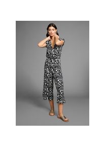 Laura Scott Jumpsuit mit V-Ausschnitt schwarz, Gr&ouml;&szlig;e 38