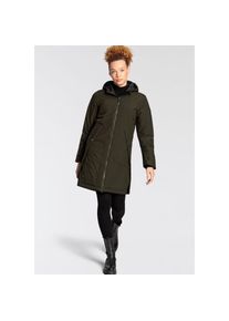 Polarino Funktionsparka mit Kapuze Relaxed Fit, wasserdicht, winddicht, atmungsaktiv gr&uuml;n, Gr&ouml;&szlig;e 40