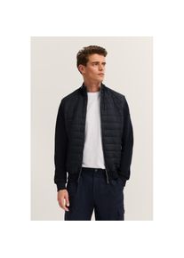 Bugatti Sweatjacke &raquo;Basic Essential&laquo; Modern Fit in Stepp-Optik blau, Gr&ouml;&szlig;e 3XL