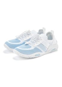 Lascana Sneaker Freizeitschuh, Halbschuh superleicht, flache flexible Sohle VEGAN blau, Gr&ouml;&szlig;e 44