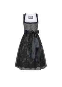 N&uuml;bler N&uuml;bler Dirndl &raquo;Midi Dirndl Leo&laquo; silberfarben, Gr&ouml;&szlig;e 40