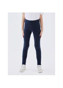 name it Sweatleggings &raquo;NKFDAVINA SOLID SWE LEGGING&laquo; blau, Gr&ouml;&szlig;e 140