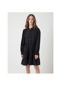 Y.A.S Blusenkleid &raquo;YASPALA LS DRESS S. NOOS&laquo; Sommerkleid schwarz, Gr&ouml;&szlig;e XS