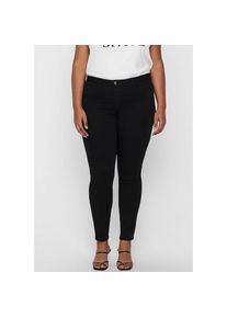 Only CARMAKOMA Skinny-fit-Jeans &raquo;CARTHUNDER REG PUSH UP SK DNM&laquo; schwarz, Gr&ouml;&szlig;e 50