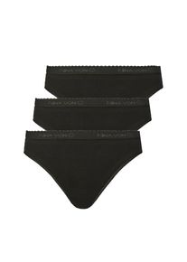 Nina von C. Midislip &raquo;3er Pack Damen Midislip Slipboutique&laquo; Spar-Pack schwarz, Gr&ouml;&szlig;e 38