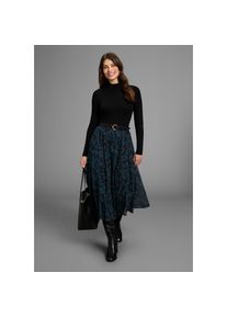 Laura Scott Meshkleid Ohne Tasche Ohne Taschen mit flie&szlig;endem Meshrock - NEUE KOLLEKTION schwarz, Gr&ouml;&szlig;e 40