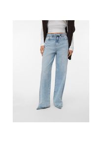 V&eacute;ro Moda Vero Moda Weite Jeans &raquo;VMWIEN MR WIDE BELT JEANS SI338 NOOS&laquo; blau, Gr&ouml;&szlig;e 27