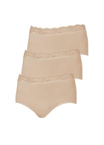 Nina von C. Taillenslip &raquo;3er Pack Damen Taillenslip Slipboutique&laquo; Spar-Pack beige, Gr&ouml;&szlig;e 40