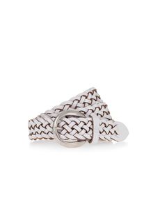 Tamaris Flechtg&uuml;rtel Individuell l&auml;ngenverstellbar, 3 cm breit wei&szlig;, Gr&ouml;&szlig;e 105