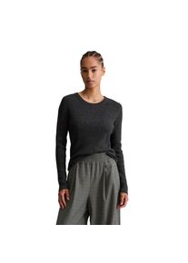 Marc O'Polo Marc O'Polo DENIM Rundhalspullover Rippstrick aus softem Schurwolle-Mix, slim fit