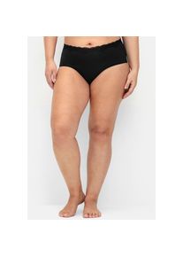 sheego Slip 2 Stk. schwarz, Gr&ouml;&szlig;e 44