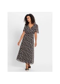 Inspirationen Maxikleid &raquo;Webkleid&laquo; schwarz-wei&szlig;, Gr&ouml;&szlig;e 54