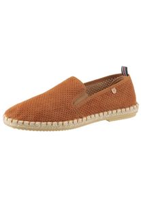VERBENAS Espadrille &raquo;Tom Pacific&laquo; Loafer, Slipper, Sommerschuh, Strandschuh mit Stretcheins&auml;tze braun, Gr&ouml;&szlig;e 42