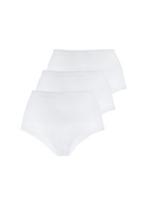 Nina von C. Taillenslip &raquo;3er Pack Damen Taillenslip Fine Cotton&laquo; Spar-Pack wei&szlig;, Gr&ouml;&szlig;e 50