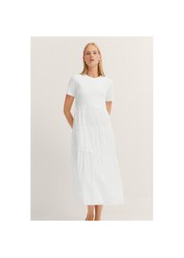 Bugatti Sommerkleid mit Raffungen beige, Gr&ouml;&szlig;e S