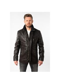 Mauritius Lederjacke &raquo;MMCassimo&laquo; mit Stehkragen, gesteppt braun, Gr&ouml;&szlig;e S