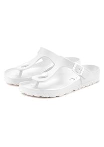 Venice Beach Badezehentrenner Zehentrenner, Badepantolette Sandale, Pantolette, Badeschuh wei&szlig;, Gr&ouml;&szlig;e 40