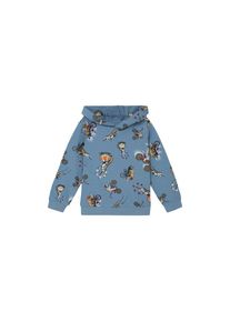 s.Oliver Junior Sweatshirt, mit Allover-Animal-Druck blau, Gr&ouml;&szlig;e 104/110
