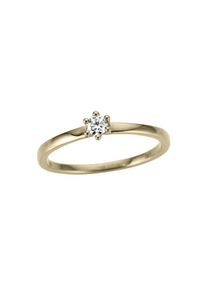 Firetti Goldring &raquo;Schmuck Geschenk Gold 333 Damenring Verlobungsring Goldring Solit&auml;r&laquo; mit Brillant goldfarben, Gr&ouml;&szlig;e 19