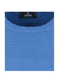 Ragman Rundhalspullover blau, Gr&ouml;&szlig;e 48
