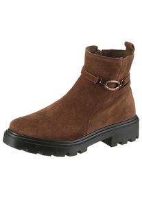 Ara Stiefelette &raquo;MANCHESTER&laquo; Biker Boots, Stiefel in Komfortweite H (= sehr weit) braun, Gr&ouml;&szlig;e 3,5 (36)