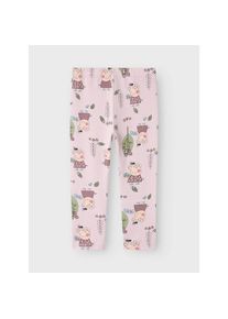 name it Leggings &raquo;NMFDYKA &ndash; Leggings mit elastischem Bund und normaler Passform&laquo; unifarben, casual, regular fit, Jersey rosa, Gr&ouml;&szlig;e 98