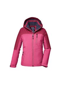 Killtec Funktionsjacke &raquo;KOW 353 GRLS JCKT&laquo; Wasserdichte M&auml;dchenjacke mit Kapuze, Schneefang und Fleece-Einsatz pink, Gr&ouml;&szlig;e 152