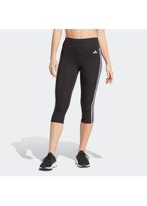 adidas Performance Trainingstights &raquo;TRAIN ESSENTIALS 3STREIFEN HIGHWAISTED 3/4&laquo; Sportleggings, atmungsaktiv, schnell trocknend schwarz, Gr&ouml;&szlig;e L
