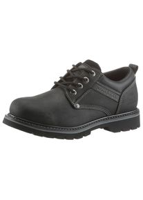 Dockers by Gerli Schn&uuml;rschuh Trekkingschuh, Trachtenschuh mit Profilsohle schwarz, Gr&ouml;&szlig;e 45
