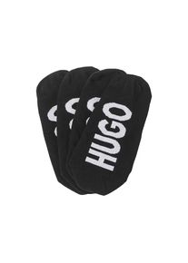 HUGO Underwear Sneakersocken &raquo;2P INVISIBLE W&laquo; Packung, 2er, 2 Stk. tlg. mit HUGO Logoschriftzug unter der Sohle schwarz, Gr&ouml;&szlig;e 37-38