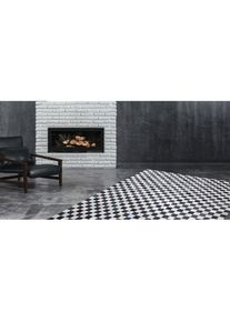 Kayoom Lederteppich &raquo;Rocket 210&laquo; rechteckig 8 mm H&ouml;he Patchwork-echtes Leder-Fell, Wohnzimmer