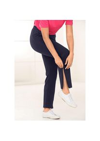 GOLDNER Stoffhose &raquo;Kurzgr&ouml;&szlig;e Freizeithose mit Rei&szlig;verschluss&laquo; blau, Gr&ouml;&szlig;e 24